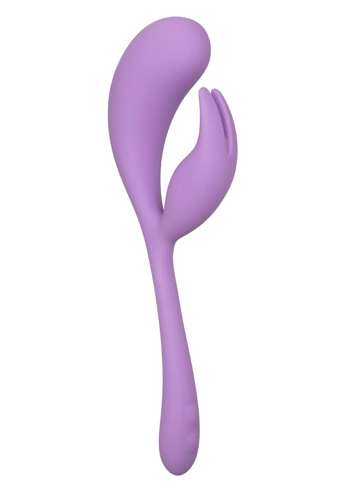 Bestel: Elle Liquid Silicone Dual Flicker Vibrator by CalExotics - bij Happytoys: de erotische sex webshop | liever Happy dan Easy ⭐⭐⭐⭐⭐ - Default Title - 14682 - PURPLE