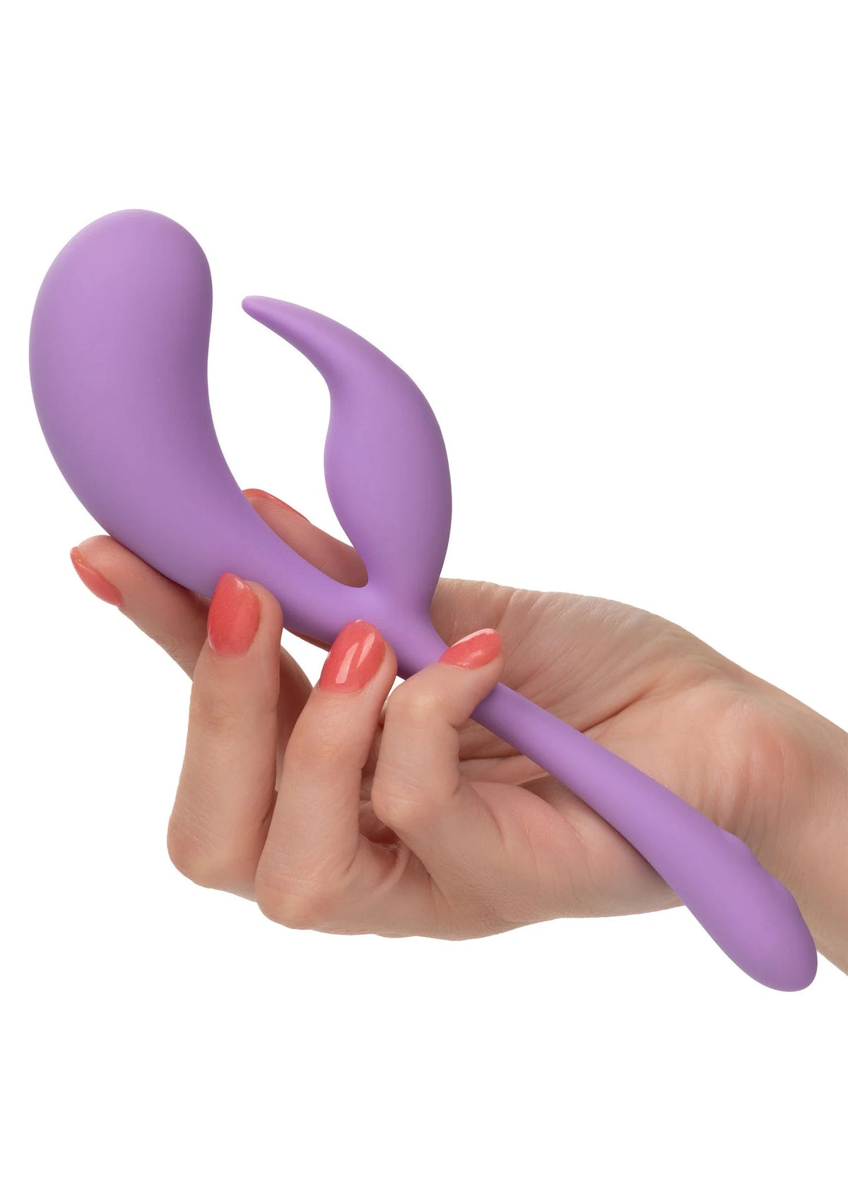 Bestel: Elle Liquid Silicone Dual Flicker Vibrator by CalExotics - bij Happytoys: de erotische sex webshop | liever Happy dan Easy ⭐⭐⭐⭐⭐