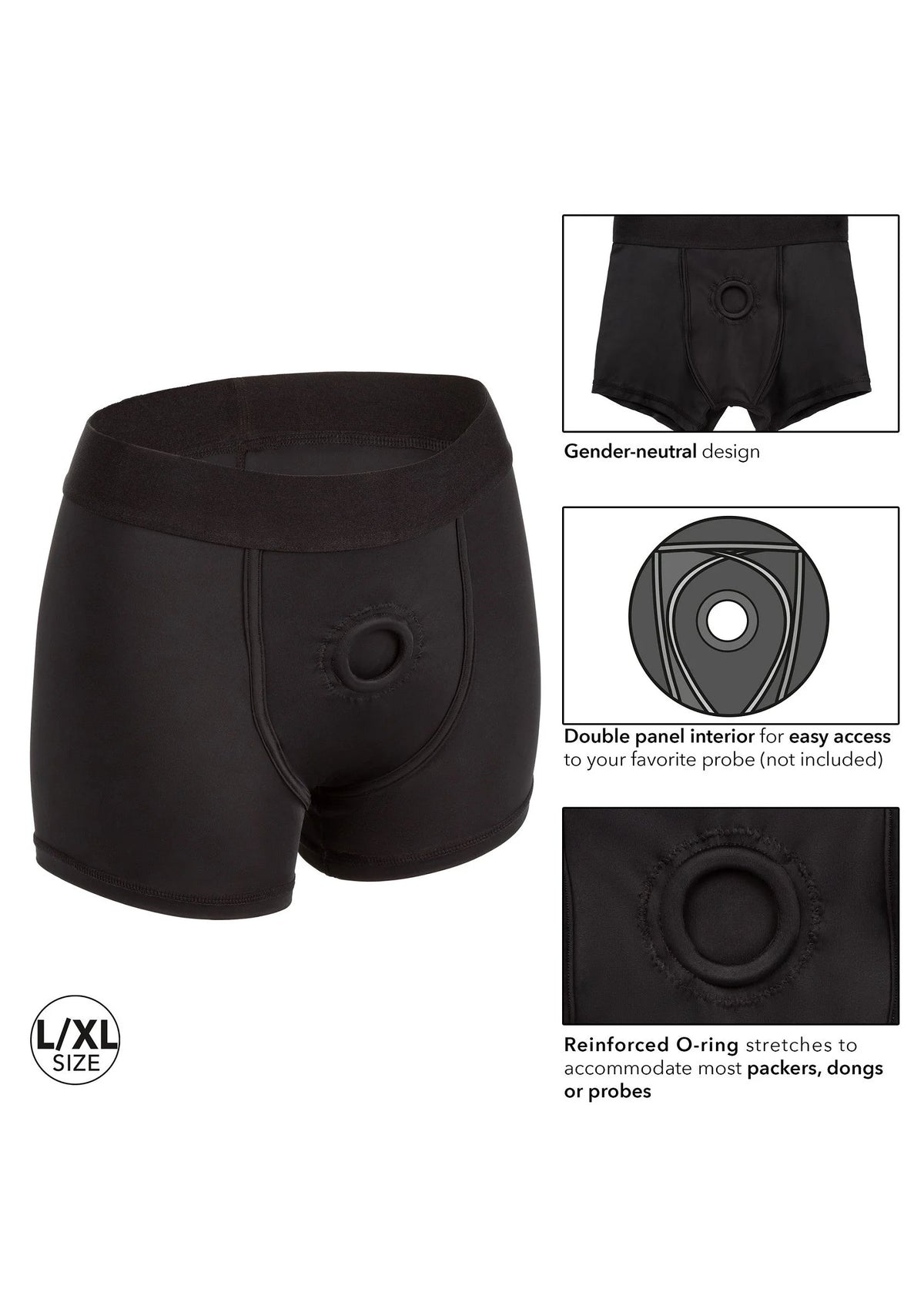 Bestel: Boxer Brief voor Strap - On by CalExotics - bij Happytoys: de erotische sex webshop | liever Happy dan Easy ⭐⭐⭐⭐⭐