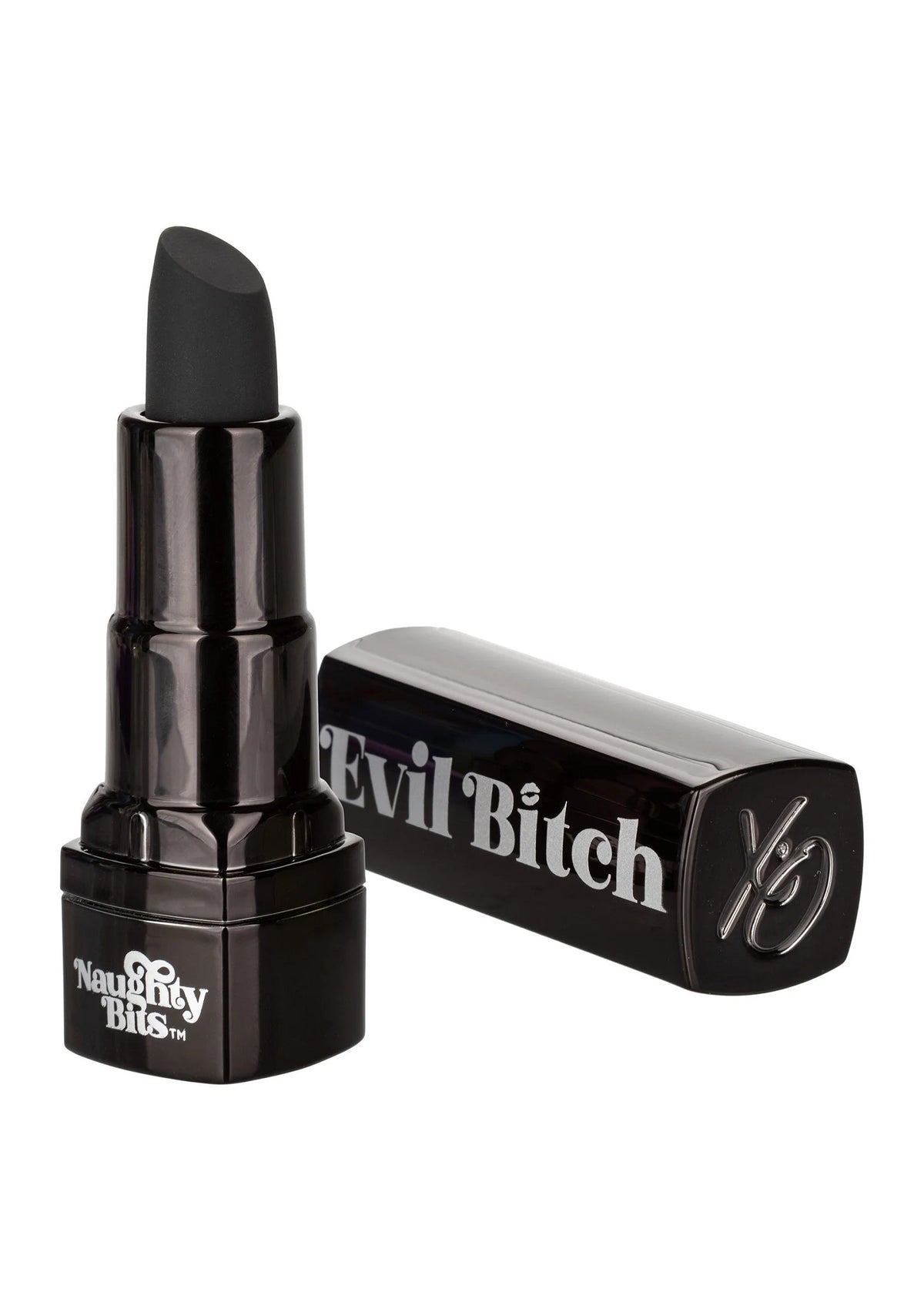 Bestel: Naughty Bits Evil Bitch Lipstick Vibrator by CalExotics - bij Happytoys: de erotische sex webshop | liever Happy dan Easy ⭐⭐⭐⭐⭐ - Default Title - 14720 - BLACK