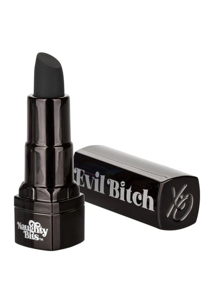 Bestel: Naughty Bits Evil Bitch Lipstick Vibrator by CalExotics - bij Happytoys: de erotische sex webshop | liever Happy dan Easy ⭐⭐⭐⭐⭐ - Default Title - 14720 - BLACK