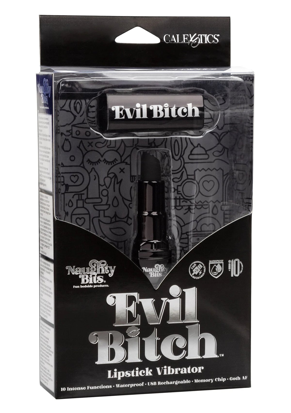 Bestel: Naughty Bits Evil Bitch Lipstick Vibrator by CalExotics - bij Happytoys: de erotische sex webshop | liever Happy dan Easy ⭐⭐⭐⭐⭐