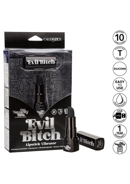Bestel: Naughty Bits Evil Bitch Lipstick Vibrator by CalExotics - bij Happytoys: de erotische sex webshop | liever Happy dan Easy ⭐⭐⭐⭐⭐