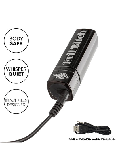 Bestel: Naughty Bits Evil Bitch Lipstick Vibrator by CalExotics - bij Happytoys: de erotische sex webshop | liever Happy dan Easy ⭐⭐⭐⭐⭐