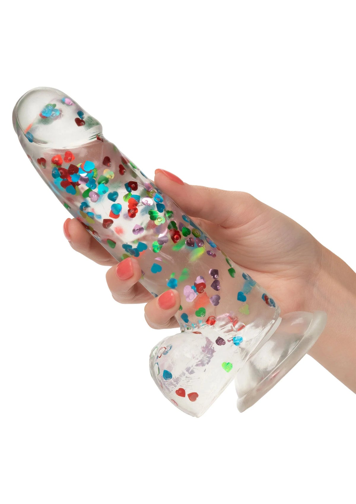 Bestel: Naughty Bits I Love Dick Heart - filled Dong by CalExotics - bij Happytoys: de erotische sex webshop | liever Happy dan Easy ⭐⭐⭐⭐⭐