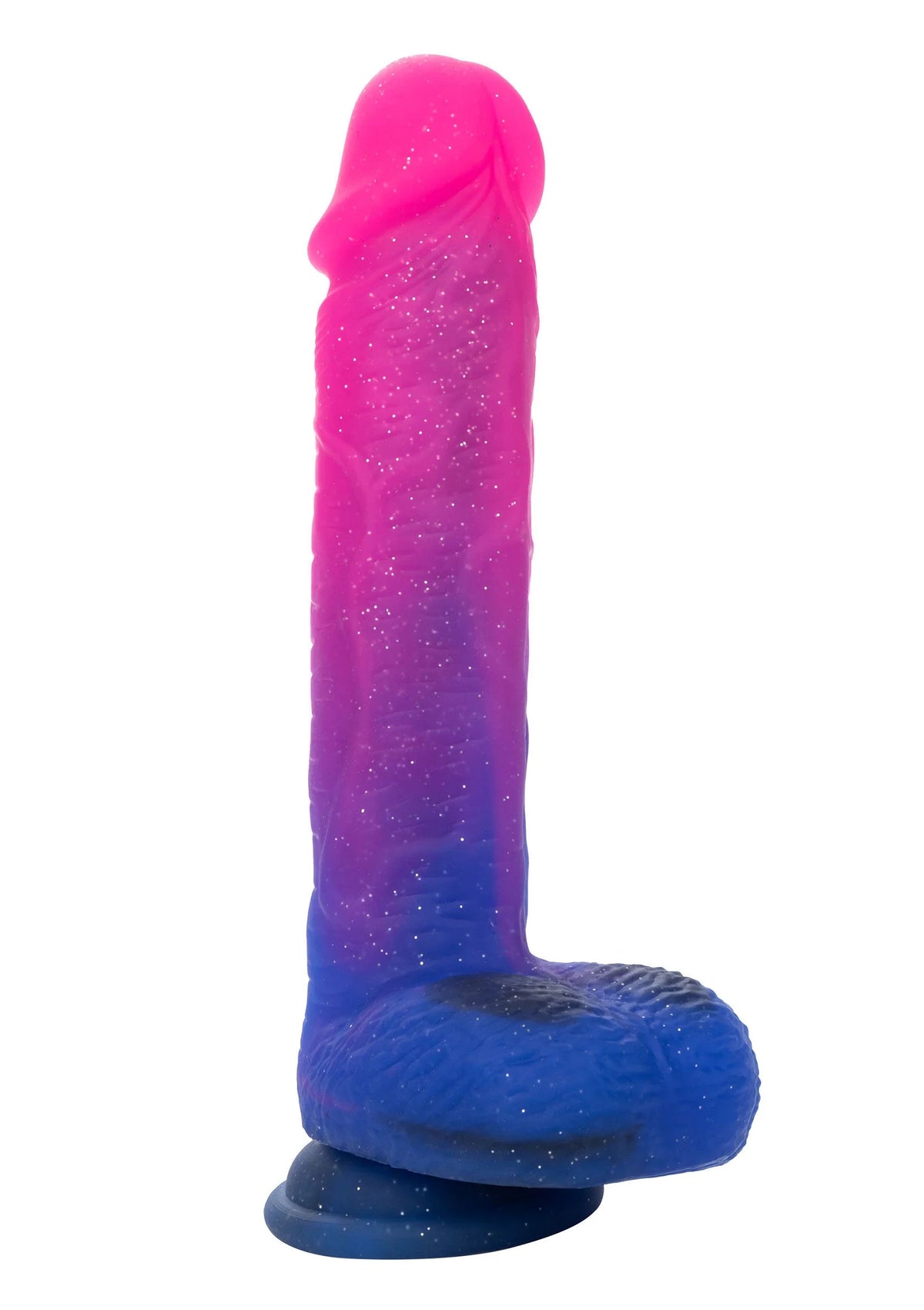 Bestel: Naughty Bits Ombré Hombre XL Vibrating Dildo by CalExotics - bij Happytoys: de erotische sex webshop | liever Happy dan Easy ⭐⭐⭐⭐⭐ - Default Title - 14730 - PINK