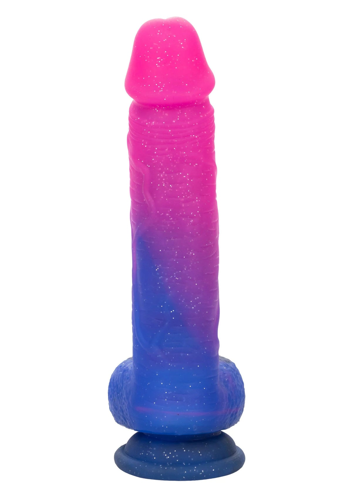 Bestel: Naughty Bits Ombré Hombre XL Vibrating Dildo by CalExotics - bij Happytoys: de erotische sex webshop | liever Happy dan Easy ⭐⭐⭐⭐⭐