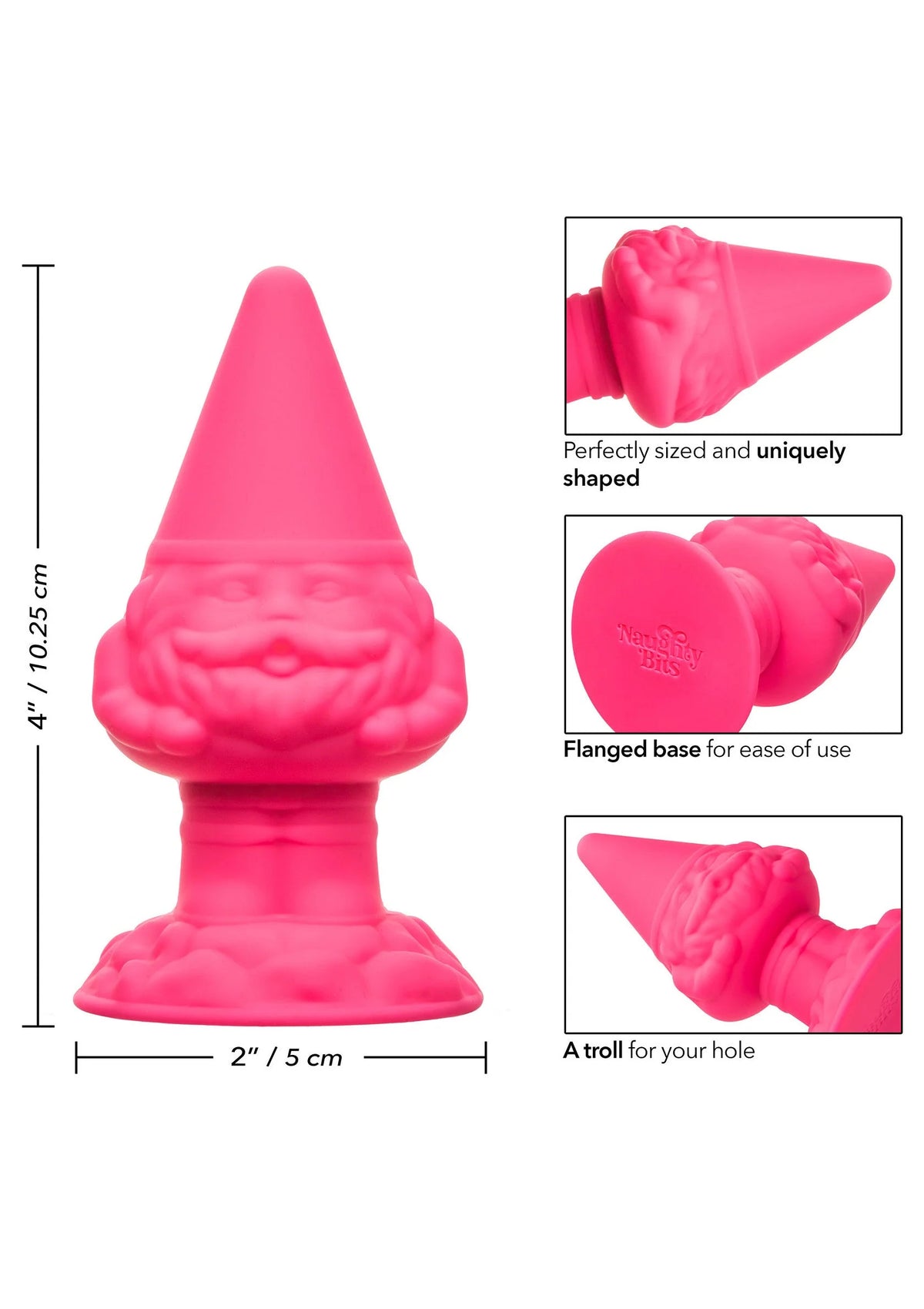 Bestel: Naughty Bits Anal Gnome Gnome Butt Plug by CalExotics - bij Happytoys: de erotische sex webshop | liever Happy dan Easy ⭐⭐⭐⭐⭐