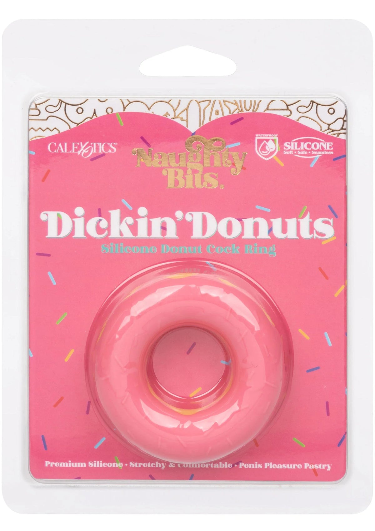Bestel: Naughty Bits Dickin’ Donuts Silicone Donut Cock RIng by CalExotics - bij Happytoys: de erotische sex webshop | liever Happy dan Easy ⭐⭐⭐⭐⭐