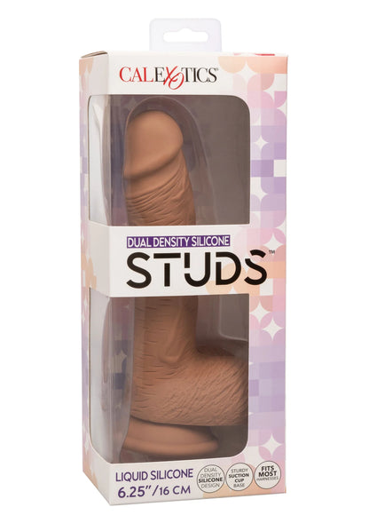 Bestel: Dual Density Silicone Stud Brown 6.25 inch by CalExotics - bij Happytoys: de erotische sex webshop | liever Happy dan Easy ⭐⭐⭐⭐⭐