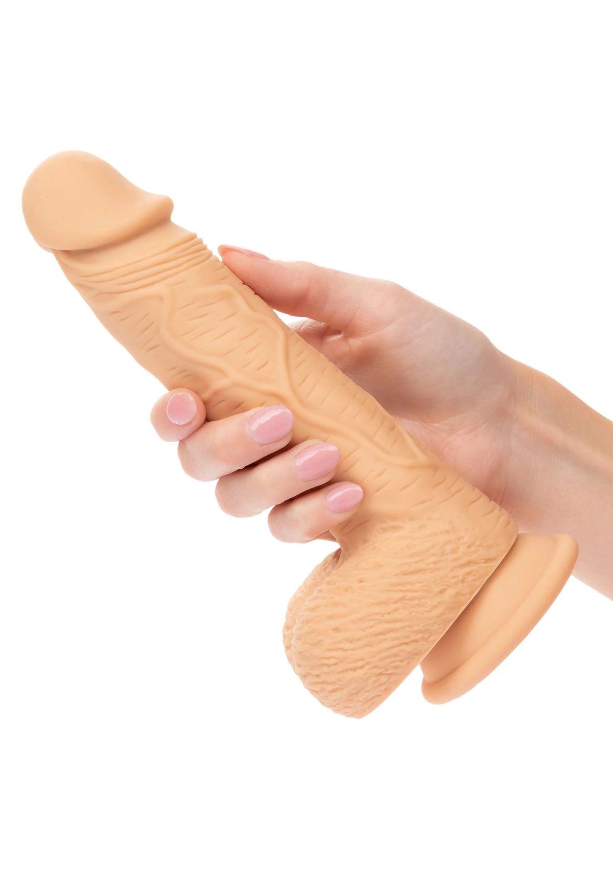 Bestel: Dual Density Silicone Stud Brown 6.25 inch by CalExotics - bij Happytoys: de erotische sex webshop | liever Happy dan Easy ⭐⭐⭐⭐⭐