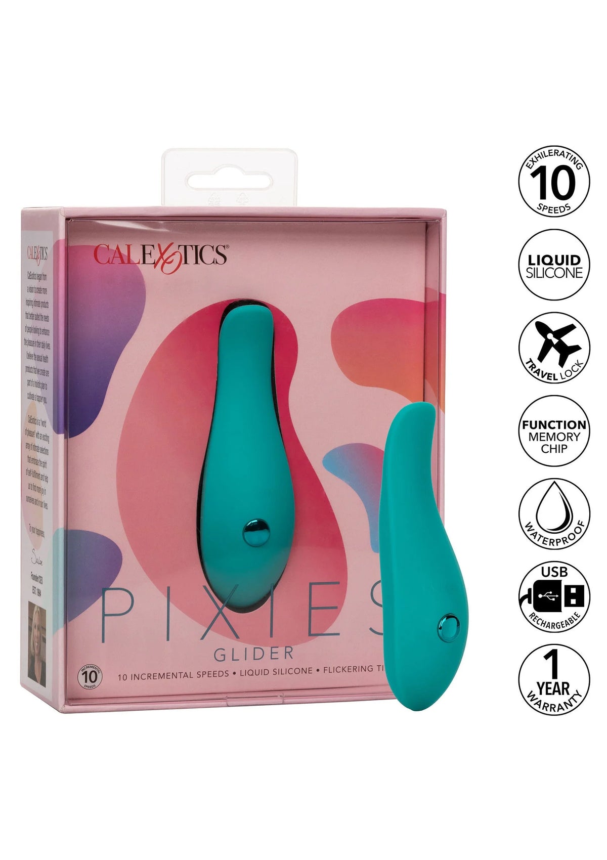 Bestel: Pixies Glider vibrator by CalExotics - bij Happytoys: de erotische sex webshop | liever Happy dan Easy ⭐⭐⭐⭐⭐