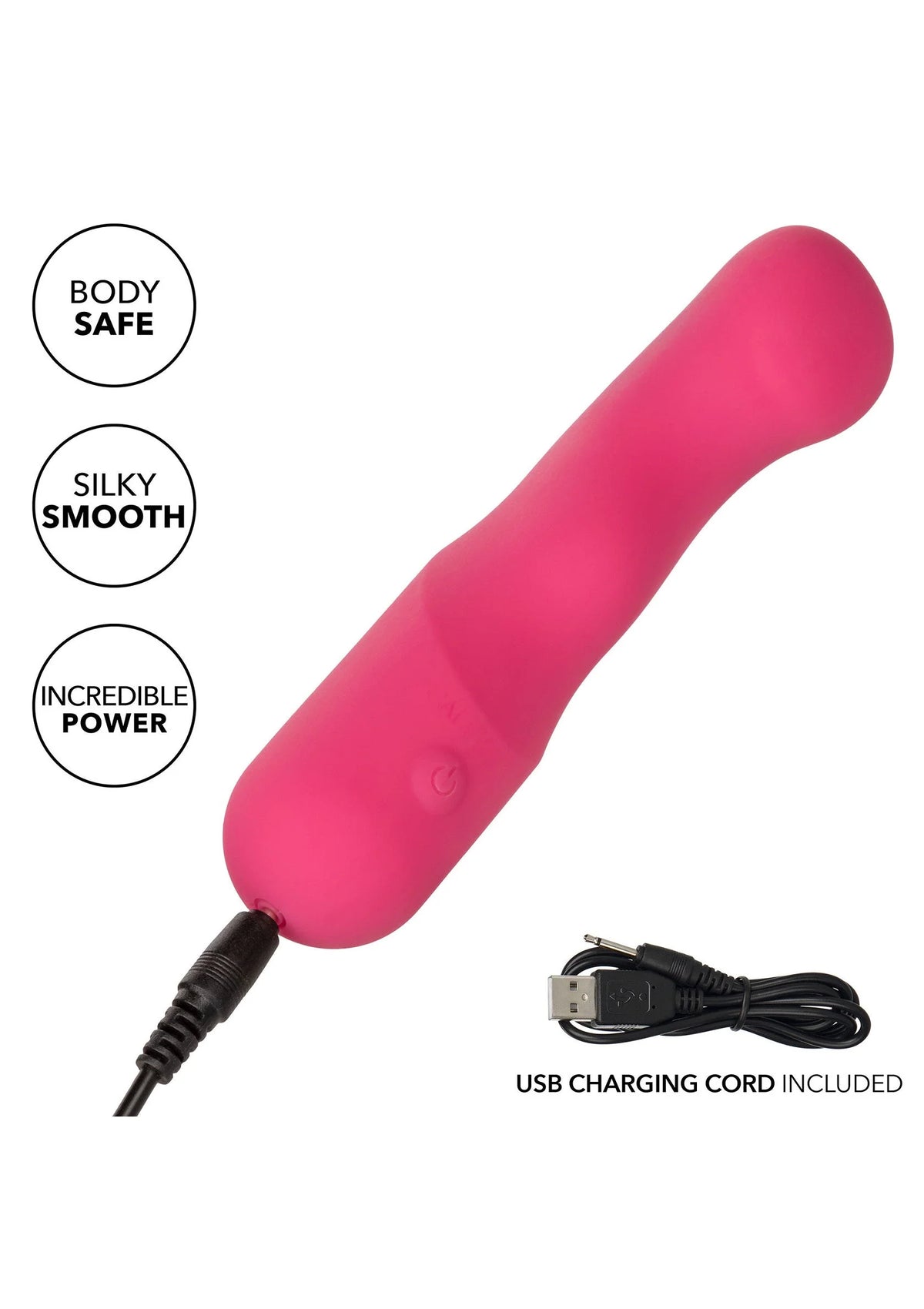 Bestel: Liquid Silicone Pixies Curvy vibrator by CalExotics - bij Happytoys: de erotische sex webshop | liever Happy dan Easy ⭐⭐⭐⭐⭐