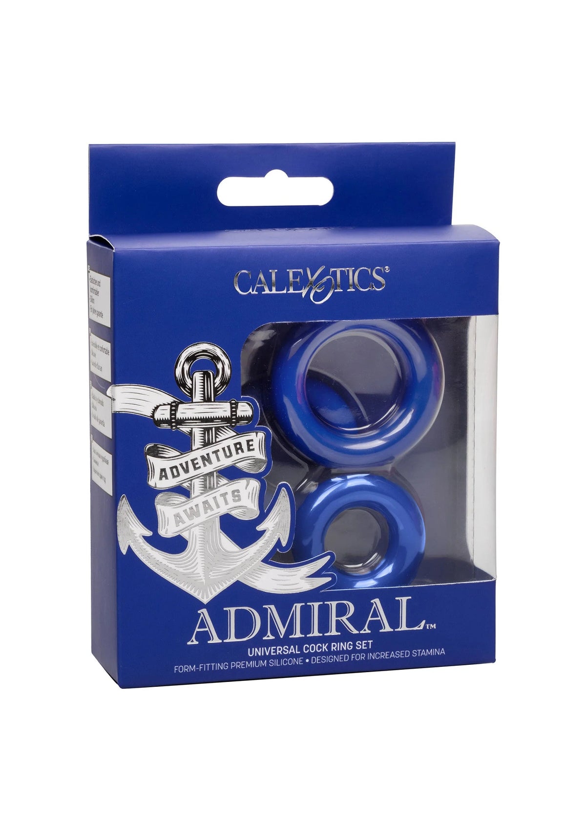 Bestel: Admiral Universal Cock Ring Set by CalExotics - bij Happytoys: de erotische sex webshop | liever Happy dan Easy ⭐⭐⭐⭐⭐
