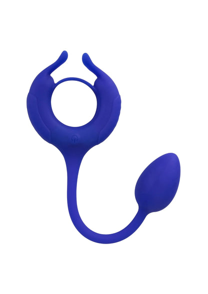 Bestel: Admiral Plug and Play Weighted Cock Ring by CalExotics - bij Happytoys: de erotische sex webshop | liever Happy dan Easy ⭐⭐⭐⭐⭐ - Default Title - 14796 - BLUE