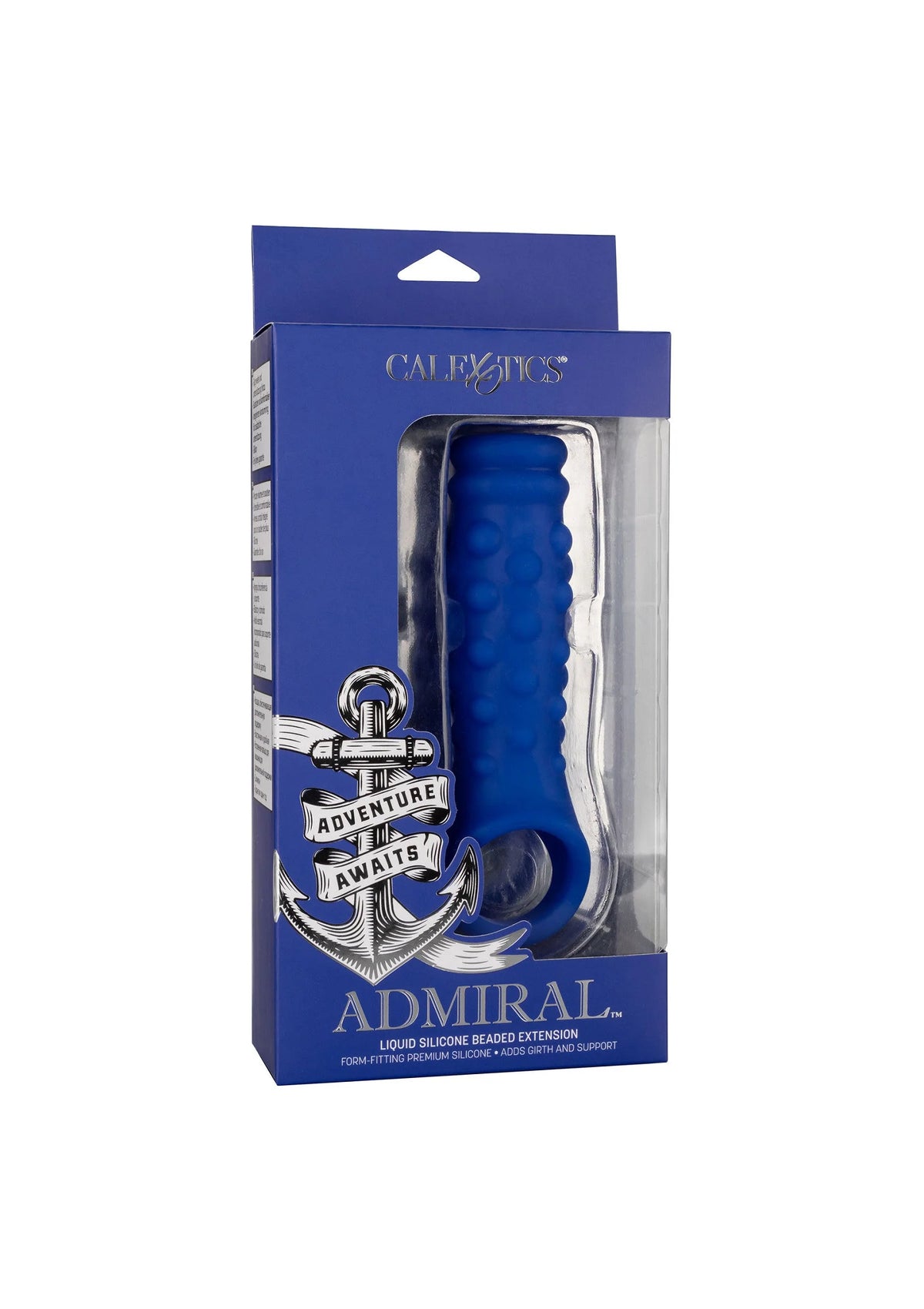 Bestel: Admiral Liquid Silicone Beaded Extension by CalExotics - bij Happytoys: de erotische sex webshop | liever Happy dan Easy ⭐⭐⭐⭐⭐
