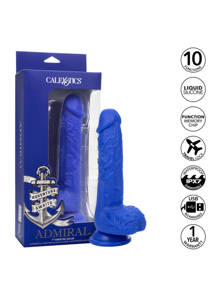 Bestel: Admiral 7” Vibrating Sailor by CalExotics - bij Happytoys: de erotische sex webshop | liever Happy dan Easy ⭐⭐⭐⭐⭐