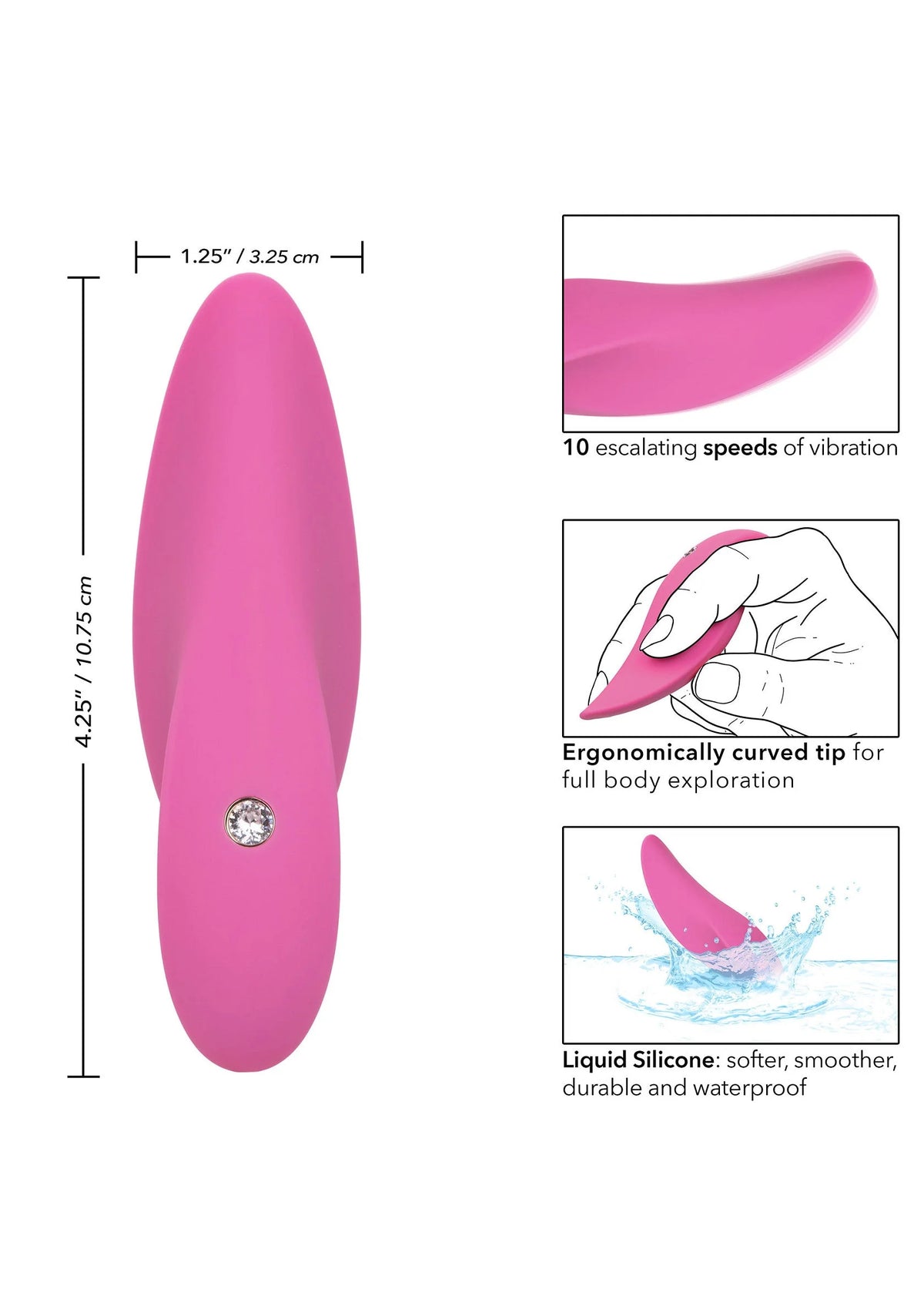 Bestel: LuvMor Foreplay vibrator by CalExotics - bij Happytoys: de erotische sex webshop | liever Happy dan Easy ⭐⭐⭐⭐⭐