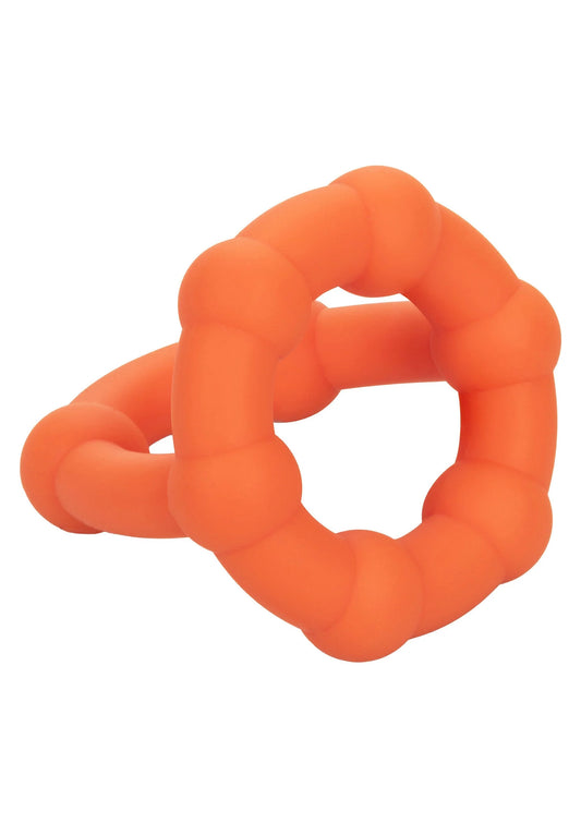 Bestel: Alpha Liquid Silicone All Star Ring by CalExotics - bij Happytoys: de erotische sex webshop | liever Happy dan Easy ⭐⭐⭐⭐⭐ - Default Title - 14855 - ORANGE