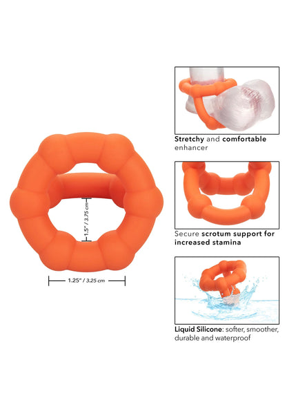 Bestel: Alpha Liquid Silicone All Star Ring by CalExotics - bij Happytoys: de erotische sex webshop | liever Happy dan Easy ⭐⭐⭐⭐⭐