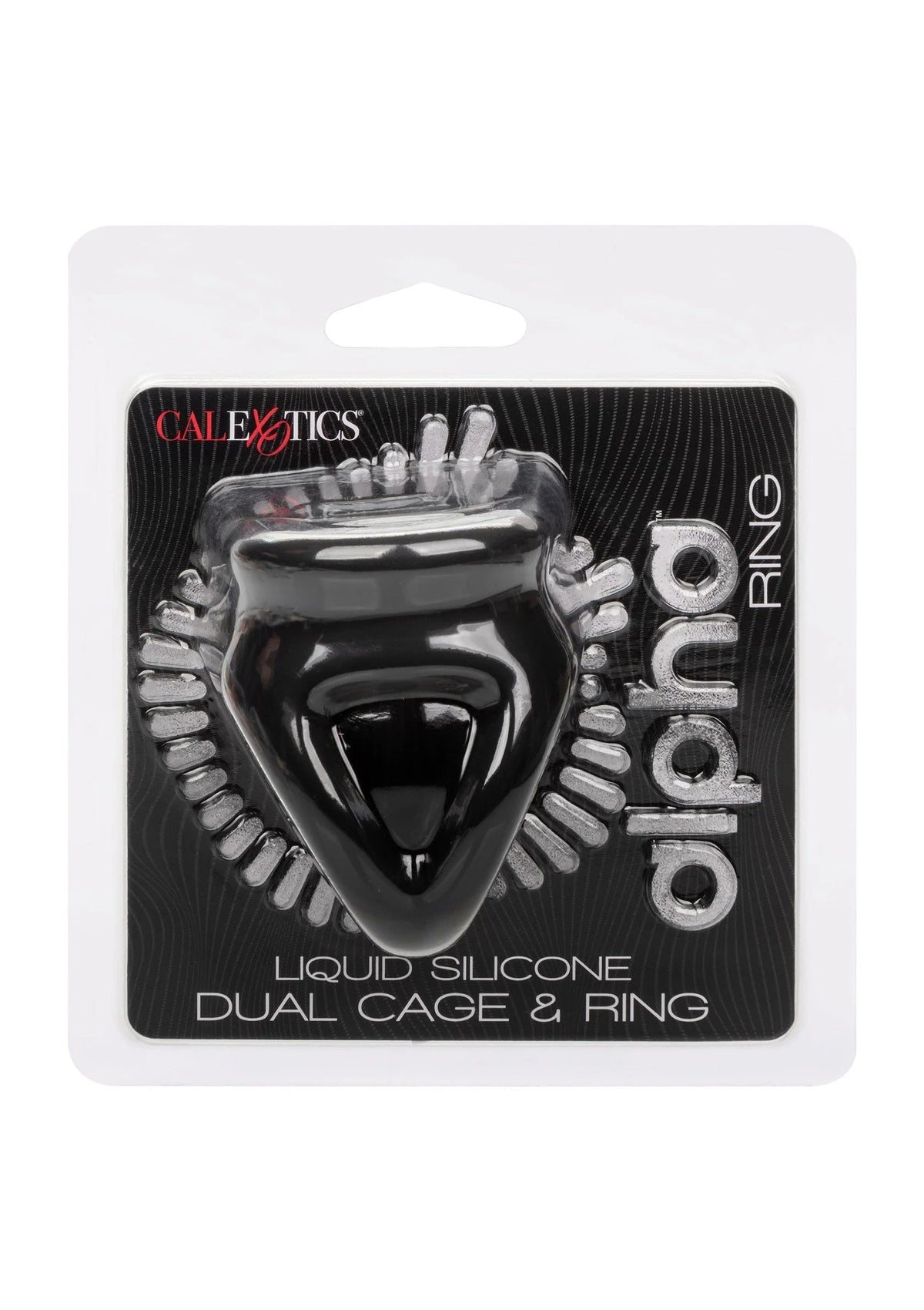 Bestel: Alpha Dual Cage Ring by CalExotics - bij Happytoys: de erotische sex webshop | liever Happy dan Easy ⭐⭐⭐⭐⭐