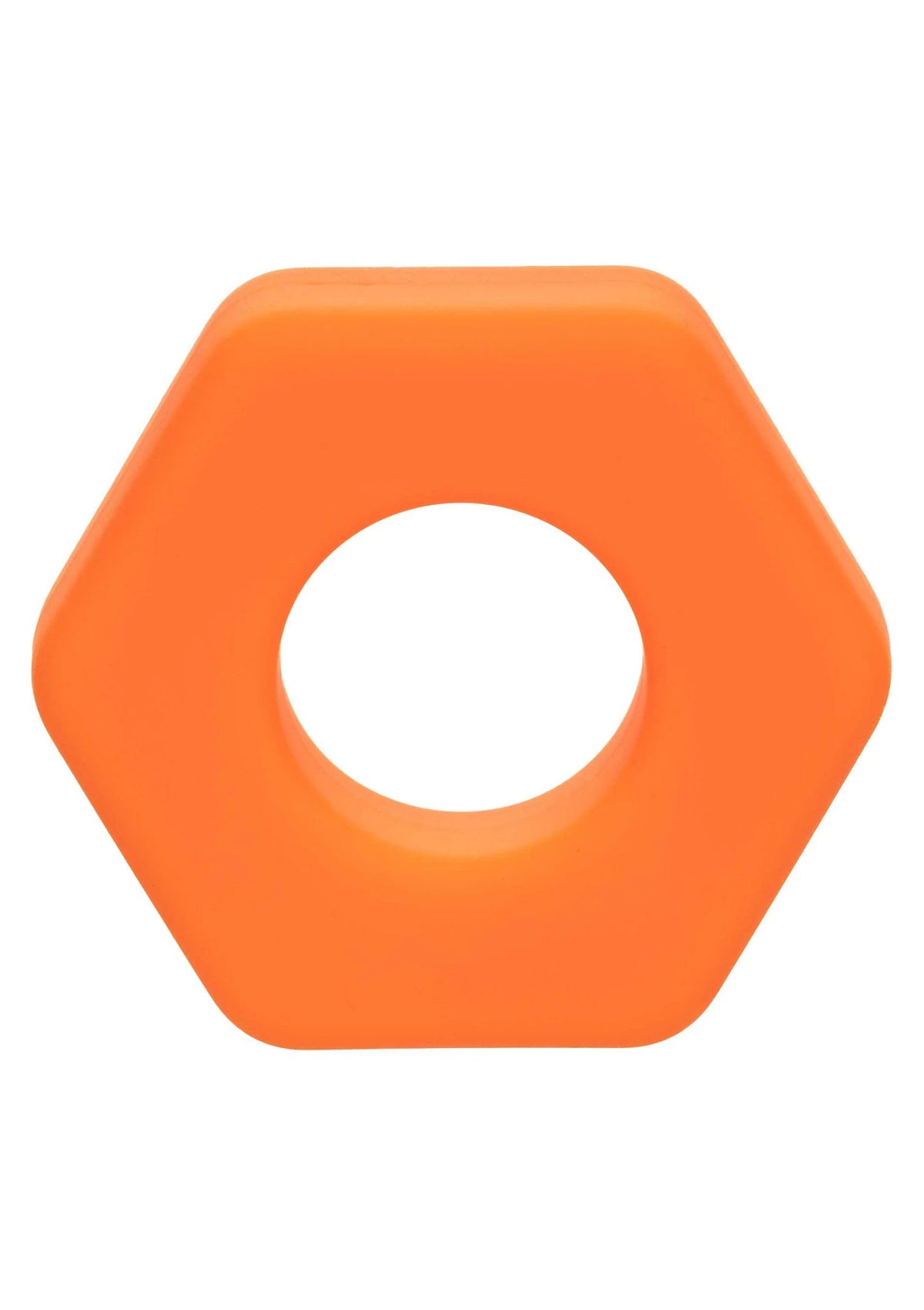 Bestel: Alpha Liquid Silicone Prolong Sexagon Ring by CalExotics - bij Happytoys: de erotische sex webshop | liever Happy dan Easy ⭐⭐⭐⭐⭐ - Default Title - 14865 - ORANGE