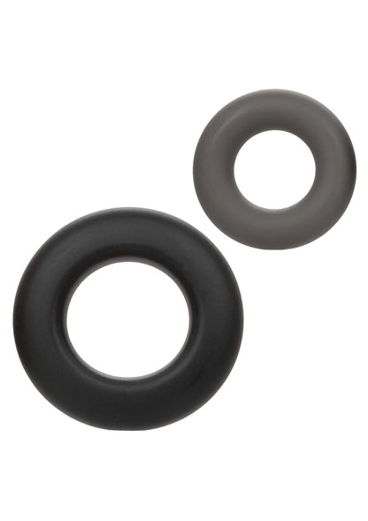 Bestel: Alpha Prolong Set Of 2 cockrings by CalExotics Alpha - bij Happytoys: de erotische sex webshop | liever Happy dan Easy ⭐⭐⭐⭐⭐ - Default Title - 14866 - GREY