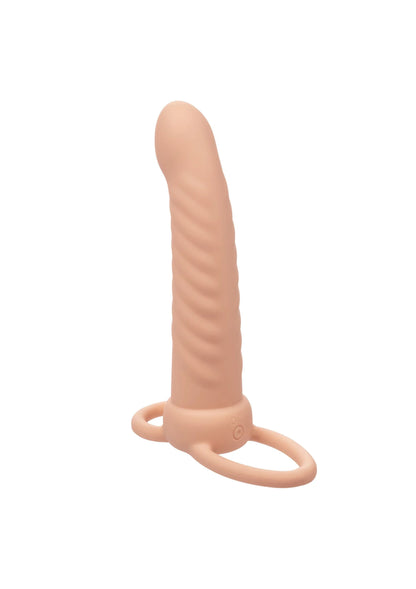 Bestel: Ribbed Dual Penetrator by CalExotics Performance Maxx - bij Happytoys: de erotische sex webshop | liever Happy dan Easy ⭐⭐⭐⭐⭐ - Default Title - 14889 - SKIN
