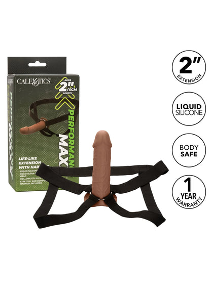 Bestel: Life - Like Extension W Harness by CalExotics - bij Happytoys: de erotische sex webshop | liever Happy dan Easy ⭐⭐⭐⭐⭐