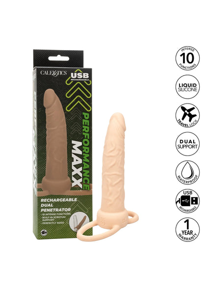 Bestel: Rechargeable Dual Penetrator by CalExotics - bij Happytoys: de erotische sex webshop | liever Happy dan Easy ⭐⭐⭐⭐⭐