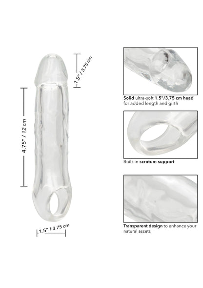 Bestel: Performance Maxx Clear Extension 6.5' by CalExotics - bij Happytoys: de erotische sex webshop | liever Happy dan Easy ⭐⭐⭐⭐⭐