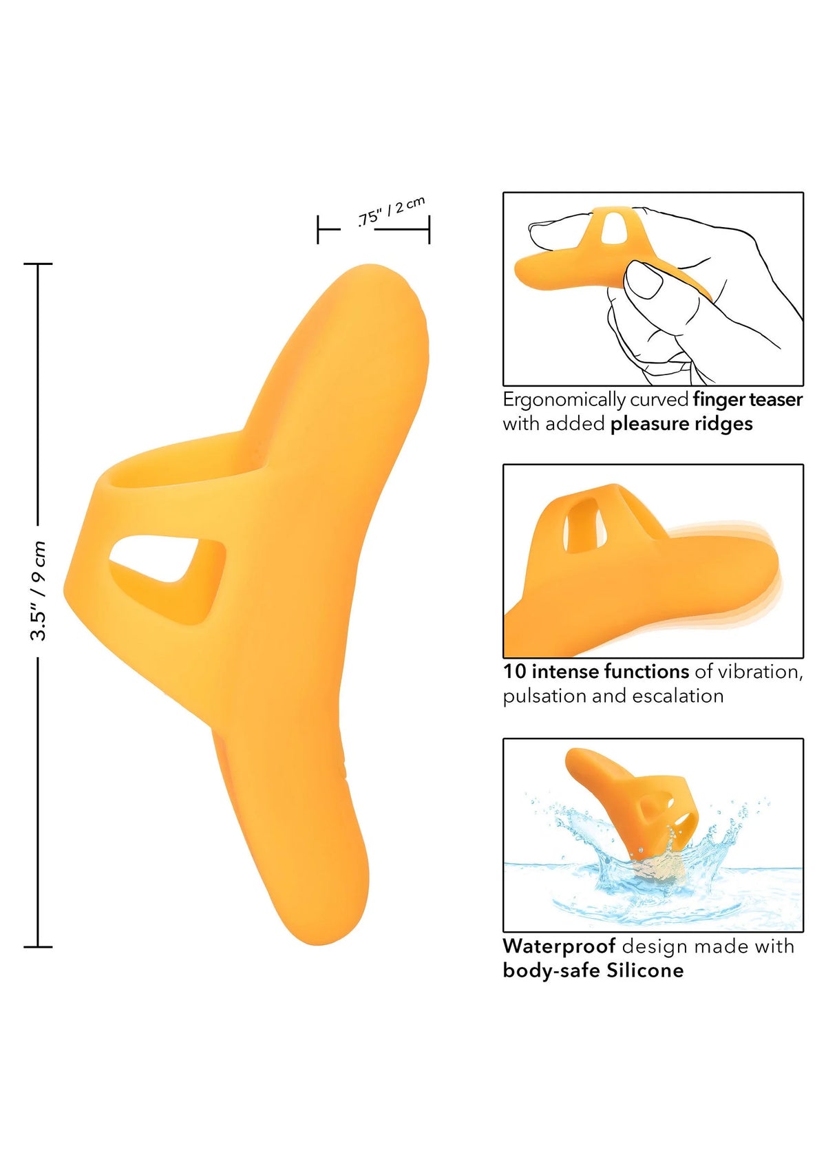 Bestel: The Pleasure Vibe by CalExotics Neon Vibes - bij Happytoys: de erotische sex webshop | liever Happy dan Easy ⭐⭐⭐⭐⭐