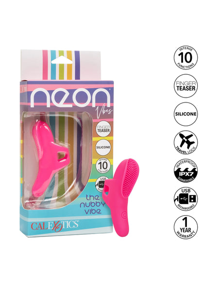 Bestel: Neon Vibes The Nubby Vibe by CalExotics - bij Happytoys: de erotische sex webshop | liever Happy dan Easy ⭐⭐⭐⭐⭐