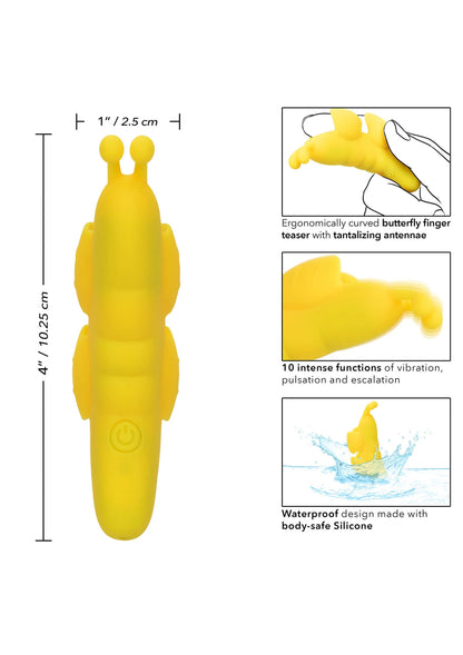 Bestel: Neon Vibes The Butterfly Vibe by CalExotics - bij Happytoys: de erotische sex webshop | liever Happy dan Easy ⭐⭐⭐⭐⭐