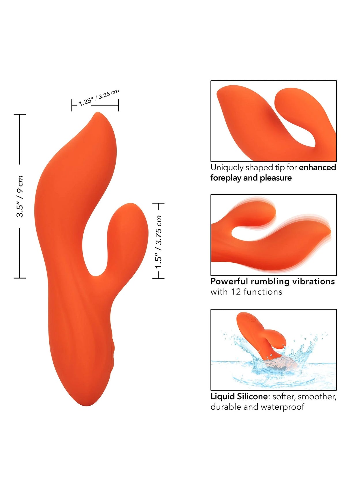 Bestel: Liquid Silicone Dual Teaser by CalExotics Stella - bij Happytoys: de erotische sex webshop | liever Happy dan Easy ⭐⭐⭐⭐⭐