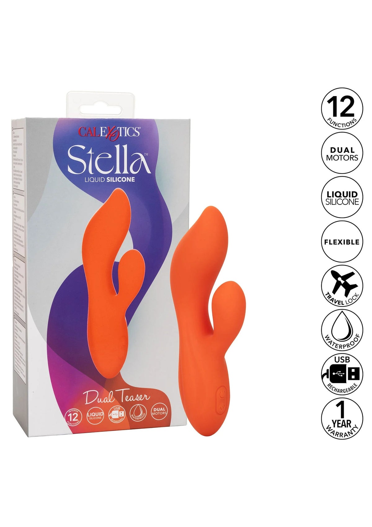 Bestel: Liquid Silicone Dual Teaser by CalExotics Stella - bij Happytoys: de erotische sex webshop | liever Happy dan Easy ⭐⭐⭐⭐⭐