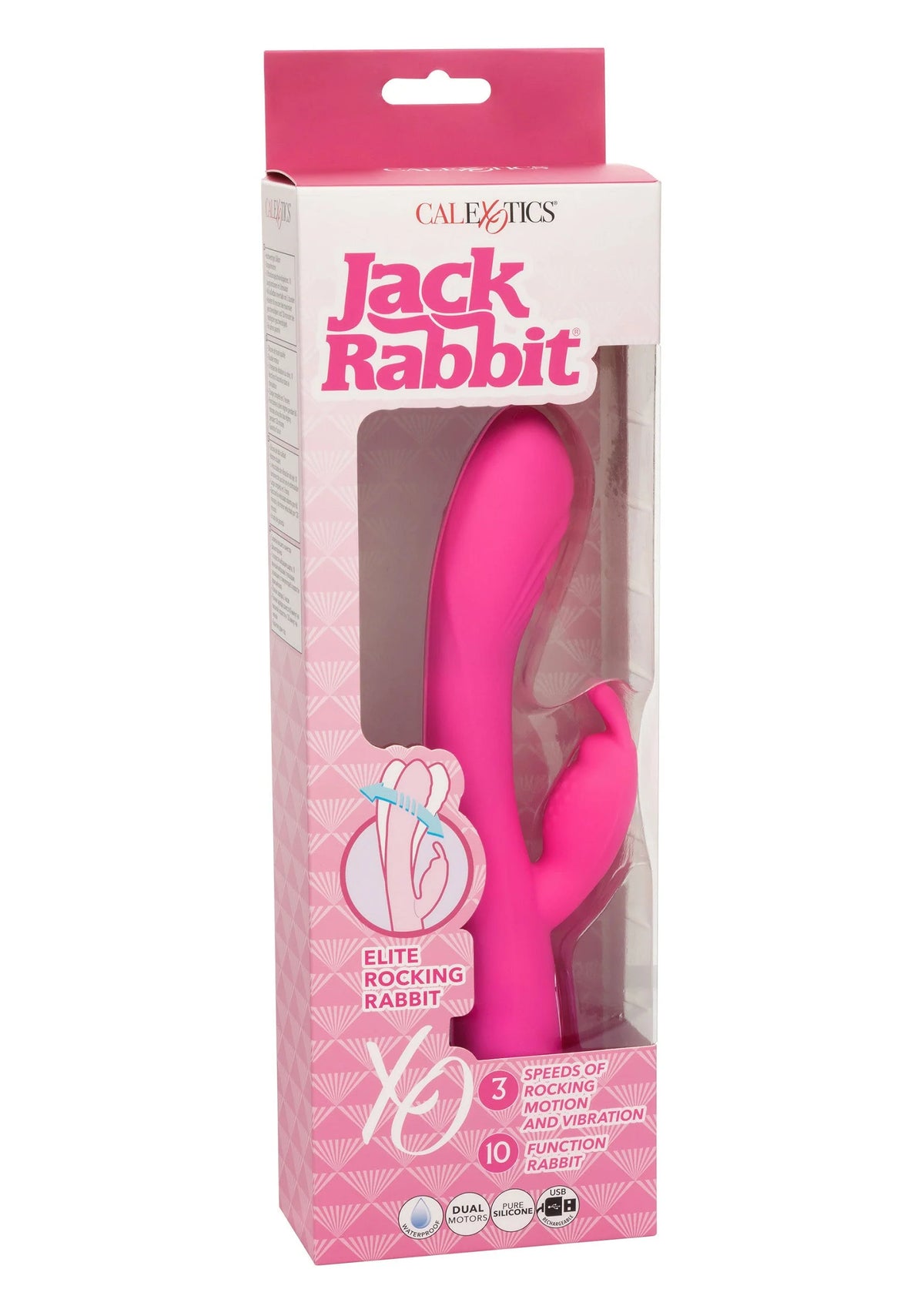 Bestel: Jack Rabbit Elite Rocking Rabbit by CalExotics - bij Happytoys: de erotische sex webshop | liever Happy dan Easy ⭐⭐⭐⭐⭐