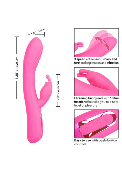 Bestel: Jack Rabbit Elite Rocking Rabbit by CalExotics - bij Happytoys: de erotische sex webshop | liever Happy dan Easy ⭐⭐⭐⭐⭐