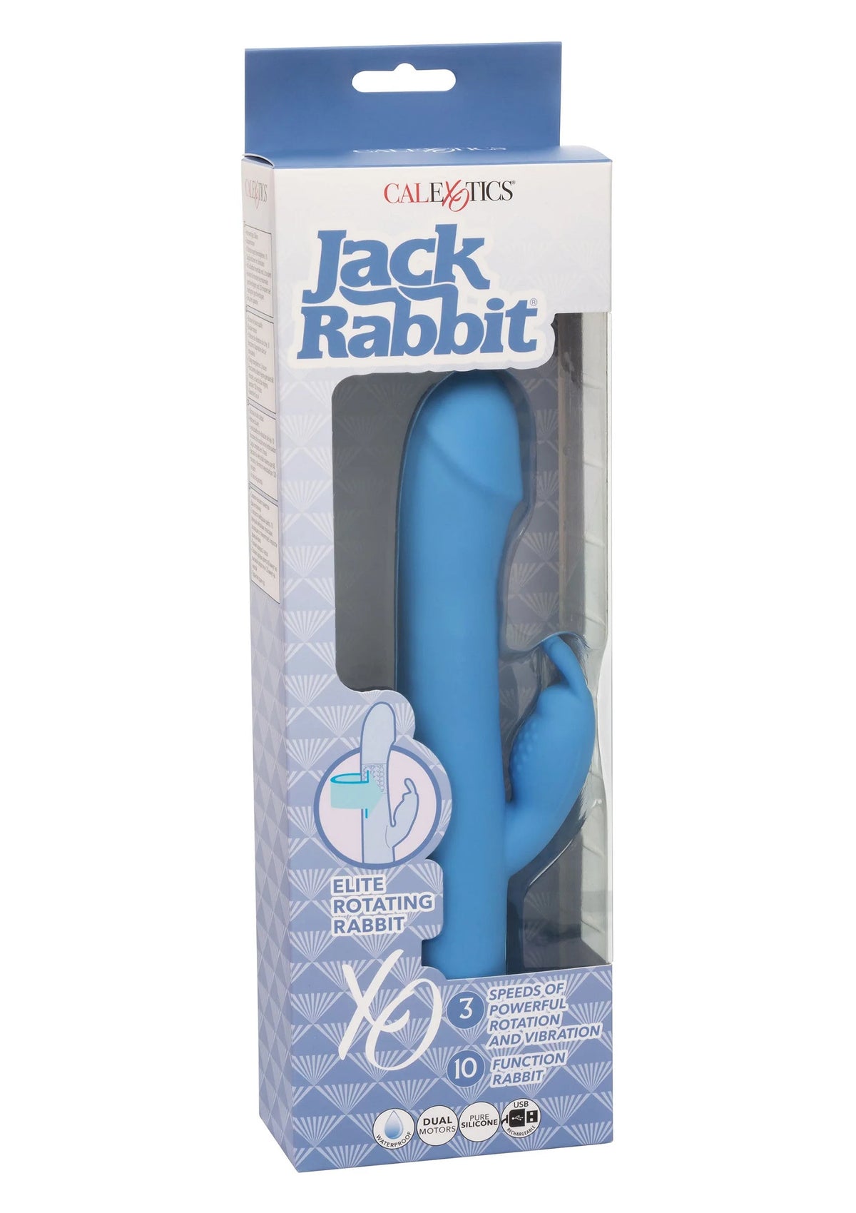Bestel: Jack Rabbit Elite Rotating Rabbit vibrator by CalExotics - bij Happytoys: de erotische sex webshop | liever Happy dan Easy ⭐⭐⭐⭐⭐