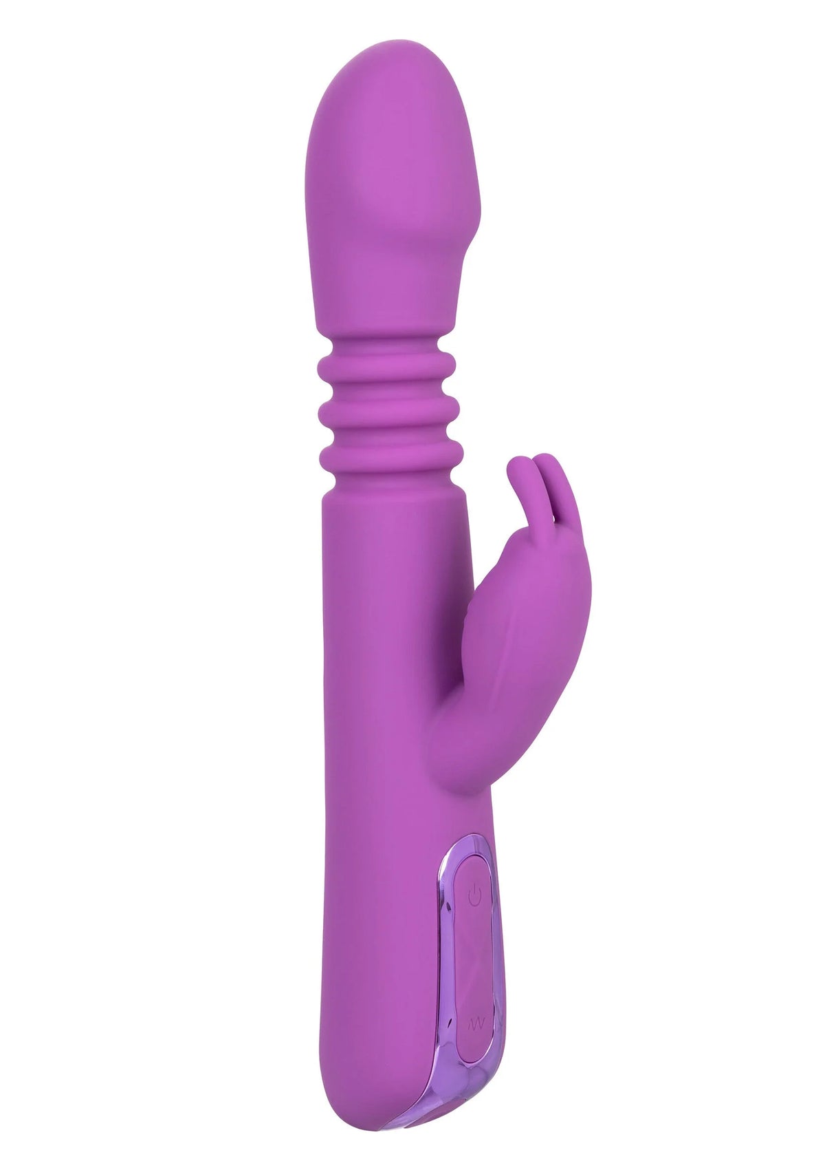 Bestel: Jack Rabbit Elite Thrusting Rabbit vibrator by CalExotics - bij Happytoys: de erotische sex webshop | liever Happy dan Easy ⭐⭐⭐⭐⭐ - Default Title - 14963 - PURPLE