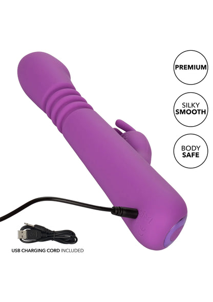 Bestel: Jack Rabbit Elite Thrusting Rabbit vibrator by CalExotics - bij Happytoys: de erotische sex webshop | liever Happy dan Easy ⭐⭐⭐⭐⭐