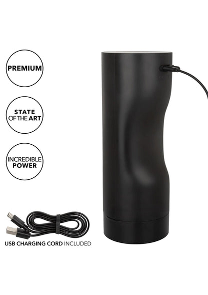 Bestel: Bionic Sucking and Vibrating Masturbator by CalExotics - bij Happytoys: de erotische sex webshop | liever Happy dan Easy ⭐⭐⭐⭐⭐