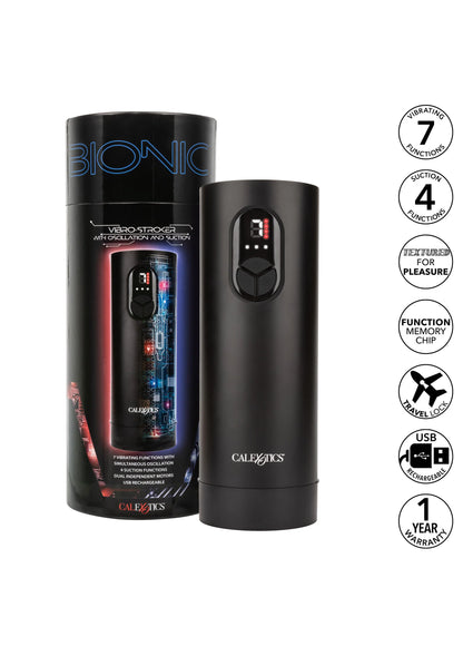Bestel: Bionic Vibro Stroker by CalExotics - bij Happytoys: de erotische sex webshop | liever Happy dan Easy ⭐⭐⭐⭐⭐