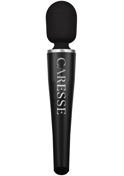 Bestel: Pro Wand Massager Red by Caresse - bij Happytoys: de erotische sex webshop | liever Happy dan Easy ⭐⭐⭐⭐⭐ - Zwart - 15010 - BLACK