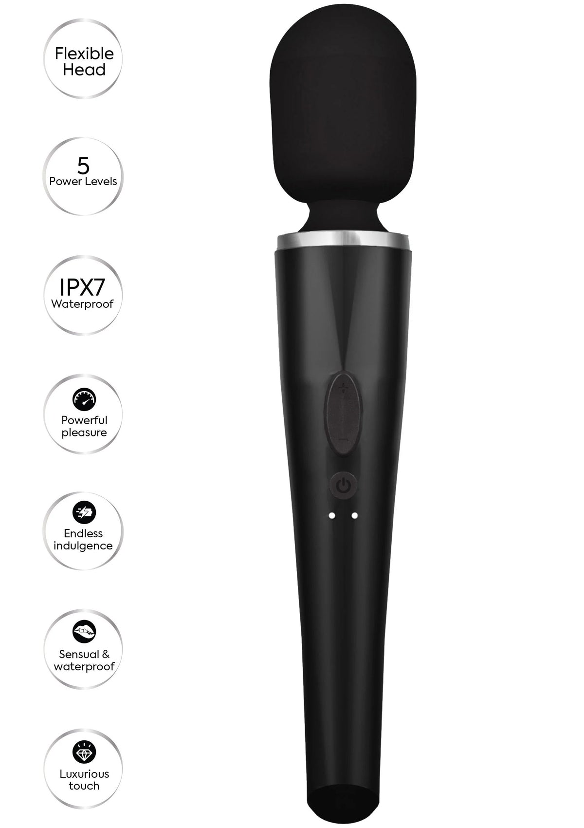 Bestel: Pro Wand Massager Red by Caresse - bij Happytoys: de erotische sex webshop | liever Happy dan Easy ⭐⭐⭐⭐⭐