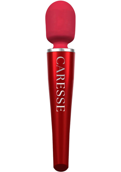Bestel: Pro Wand Massager Red by Caresse - bij Happytoys: de erotische sex webshop | liever Happy dan Easy ⭐⭐⭐⭐⭐ - Rood - 15010 - RED