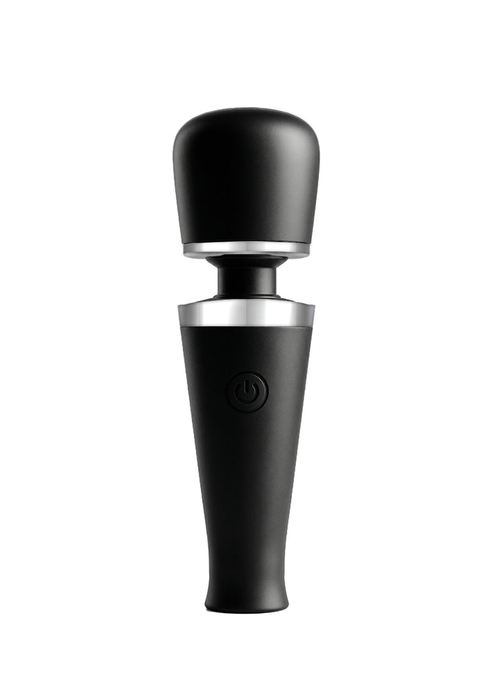 Bestel: Travel Wand Massager by Caresse - bij Happytoys: de erotische sex webshop | liever Happy dan Easy ⭐⭐⭐⭐⭐ - Zwart - 15020 - BLACK