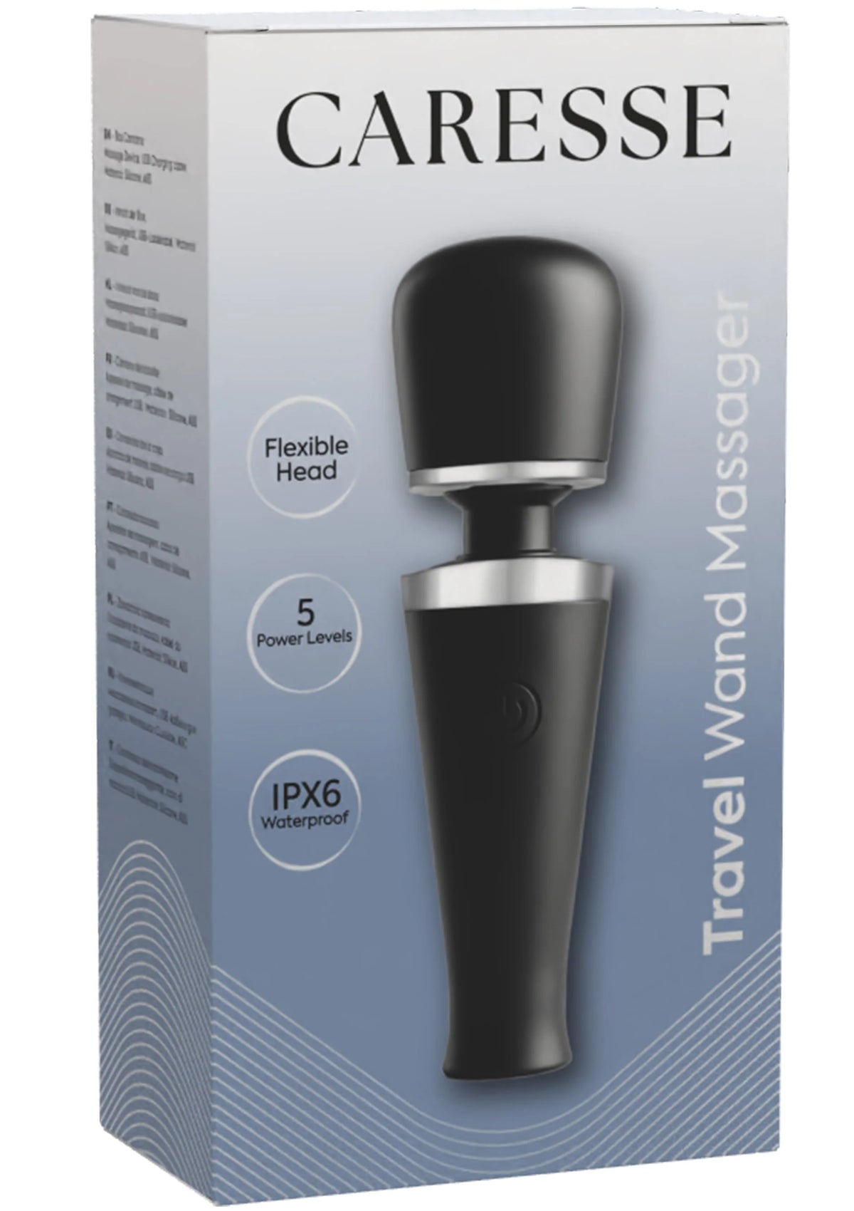 Bestel: Travel Wand Massager by Caresse - bij Happytoys: de erotische sex webshop | liever Happy dan Easy ⭐⭐⭐⭐⭐