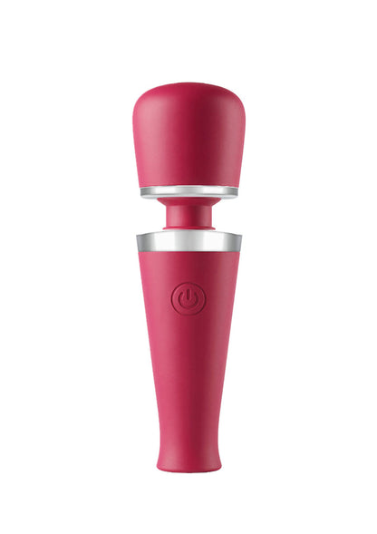 Bestel: Travel Wand Massager by Caresse - bij Happytoys: de erotische sex webshop | liever Happy dan Easy ⭐⭐⭐⭐⭐ - Rood - 15020 - RED
