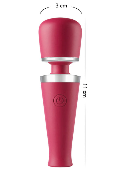 Bestel: Travel Wand Massager by Caresse - bij Happytoys: de erotische sex webshop | liever Happy dan Easy ⭐⭐⭐⭐⭐